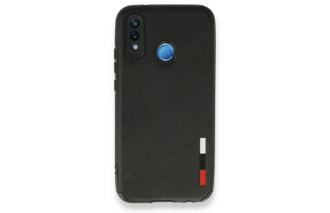 Newface Huawei P20 Lite Kılıf Loop Deri Silikon - Siyah