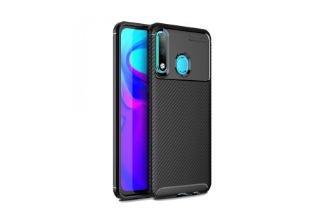 Newface Huawei P30 Lite Kılıf Focus Karbon Silikon - Siyah
