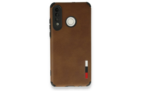 Newface Huawei P30 Lite Kılıf Loop Deri Silikon - Kahverengi