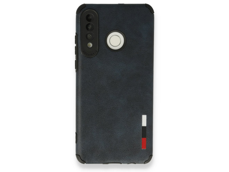 Newface Huawei P30 Lite Kılıf Loop Deri Silikon - Lacivert