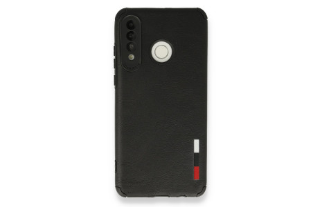 Newface Huawei P30 Lite Kılıf Loop Deri Silikon - Siyah