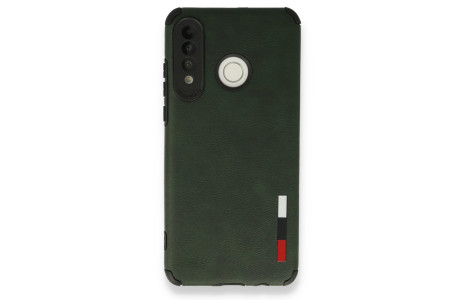Newface Huawei P30 Lite Kılıf Loop Deri Silikon - Yeşil