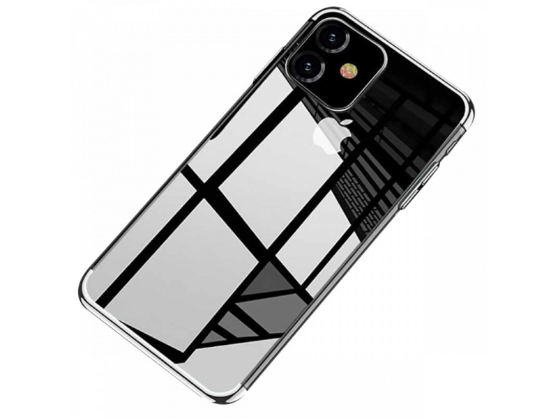 Newface Huawei Y5 2019 Kılıf Dört Köşe Lazer Silikon - Gümüş
