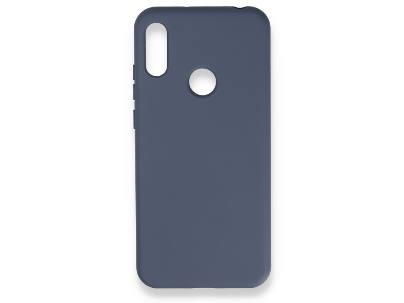 Newface Huawei Y6 2019 Kılıf Nano içi Kadife Silikon - Gri