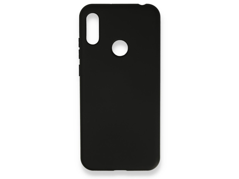 Newface Huawei Y6 2019 Kılıf Nano içi Kadife Silikon - Siyah