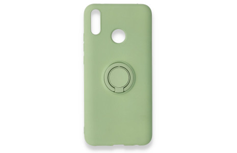 Newface Huawei Y9 2019 Kılıf Viktor Yüzüklü Silikon - Yeşil