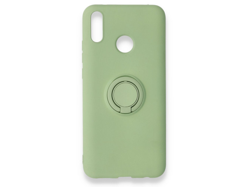 Newface Huawei Y9 2019 Kılıf Viktor Yüzüklü Silikon - Yeşil