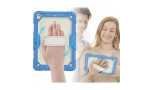 Newface iPad 10.2 (7.nesil) Kılıf Strap New Tablet Kapak - Mavi