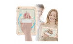 Newface iPad 10.2 (7.nesil) Kılıf Strap New Tablet Kapak - Pembe