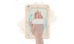 Newface iPad 10.2 (7.nesil) Kılıf Strap New Tablet Kapak - Pembe