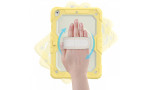 Newface iPad 10.2 (7.nesil) Kılıf Strap New Tablet Kapak - Sarı