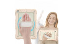Newface iPad 9.7 (2017) Kılıf Strap New Tablet Kapak - Pembe