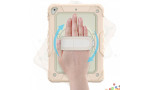 Newface iPad 9.7 (2017) Kılıf Strap New Tablet Kapak - Pembe