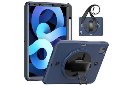 Newface iPad Pro 11 (2020) Kılıf Strap-C Otterbox Tablet Kapak - Lacivert