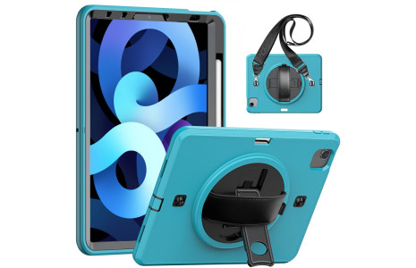 Newface iPad Pro 11 (2020) Kılıf Strap-C Otterbox Tablet Kapak - Mavi