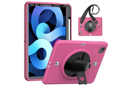 Newface iPad Pro 11 (2020) Kılıf Strap-C Otterbox Tablet Kapak - Pembe