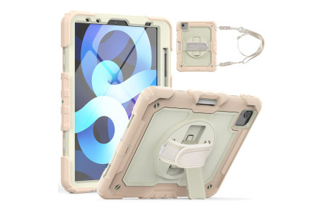 Newface iPad Pro 11 (2020) Kılıf Strap New Tablet Kapak - Pembe