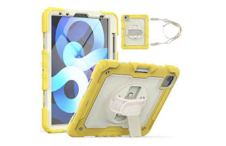 Newface iPad Pro 11 (2020) Kılıf Strap New Tablet Kapak - Sarı