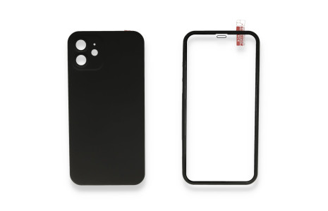 Newface iPhone 11 Kılıf 360 Full Body Silikon Kapak - Siyah