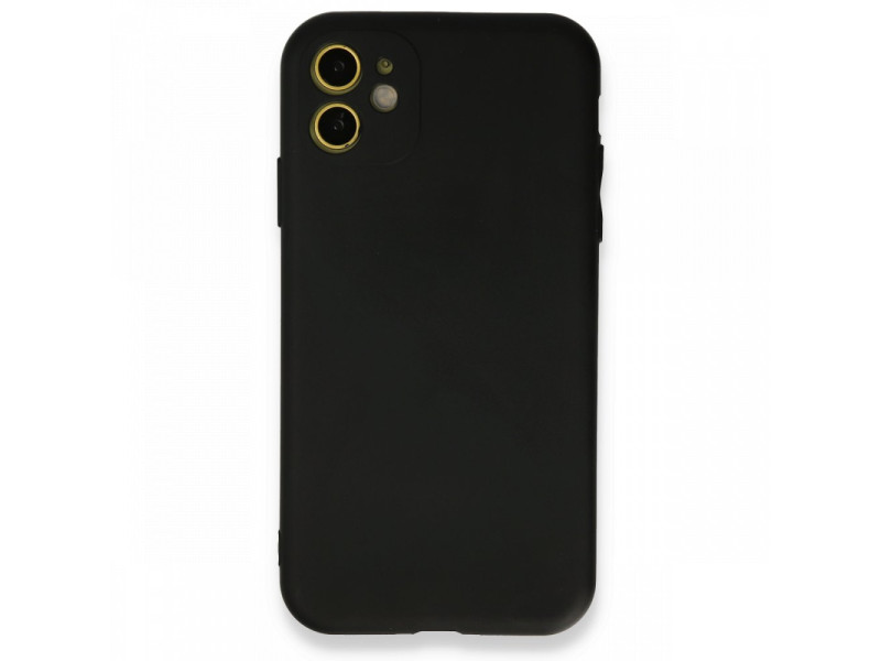 Newface iPhone 11 Kılıf First Silikon - Siyah
