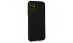 Newface iPhone 11 Kılıf First Silikon - Siyah