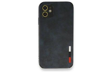 Newface iPhone 11 Kılıf Loop Deri Silikon - Lacivert