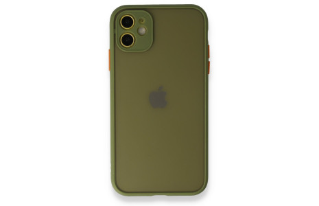 Newface iPhone 11 Kılıf Montreal Silikon Kapak - Açık Yeşil