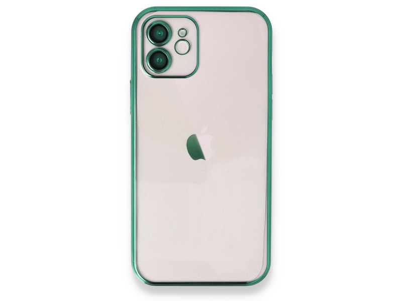 Newface iPhone 11 Kılıf Razer Lensli Silikon - Yeşil