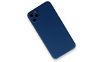 Newface iPhone 11 Pro Kılıf 360 Full Body Silikon Kapak - Mavi