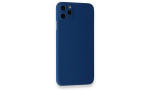 Newface iPhone 11 Pro Kılıf 360 Full Body Silikon Kapak - Mavi