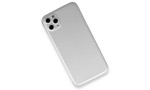 Newface iPhone 11 Pro Kılıf 360 Full Body Silikon Kapak - Beyaz