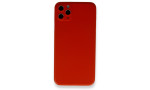 Newface iPhone 11 Pro Kılıf 360 Full Body Silikon Kapak - Kırmızı