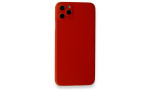 Newface iPhone 11 Pro Kılıf 360 Full Body Silikon Kapak - Kırmızı