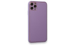 Newface iPhone 11 Pro Kılıf Coco Deri Silikon Kapak - Lila