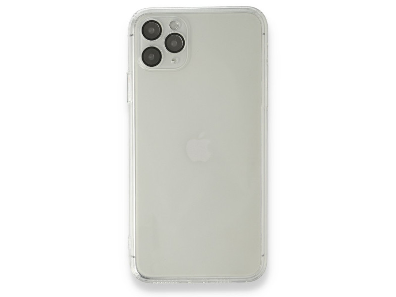 Newface iPhone 11 Pro Kılıf Razer Lensli Silikon - Şeffaf