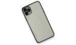 Newface iPhone 11 Pro Kılıf Razer Lensli Silikon - Siyah