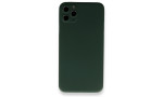 Newface iPhone 11 Pro Max Kılıf 360 Full Body Silikon Kapak - Yeşil