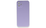 Newface iPhone 12 Kılıf 360 Full Body Silikon Kapak - Lila