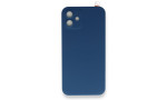 Newface iPhone 12 Kılıf 360 Full Body Silikon Kapak - Mavi