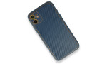 Newface iPhone 12 Kılıf Coco Karbon Silikon - Mavi