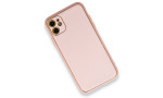 Newface iPhone 12 Kılıf Coco Karbon Silikon - Pembe