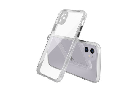 Newface iPhone 12 Kılıf Miami Şeffaf Silikon - Şeffaf