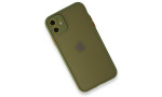 Newface iPhone 12 Kılıf Montreal Silikon Kapak - Açık Yeşil
