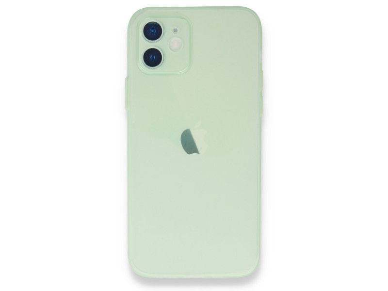 Newface iPhone 12 Kılıf Puma Silikon - Açık Yeşil