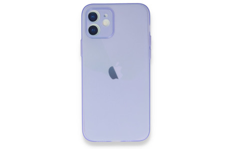 Newface iPhone 12 Kılıf Puma Silikon - Mor