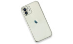 Newface iPhone 12 Kılıf Razer Lensli Silikon - Gümüş