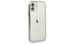 Newface iPhone 12 Kılıf Razer Lensli Silikon - Gümüş