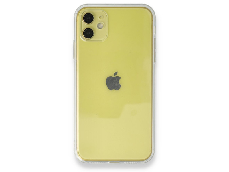 Newface iPhone 12 Kılıf Razer Lensli Silikon - Şeffaf