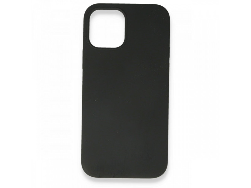 Newface iPhone 12 Mini Kılıf Magneticsafe Lansman Silikon Kapak - Siyah