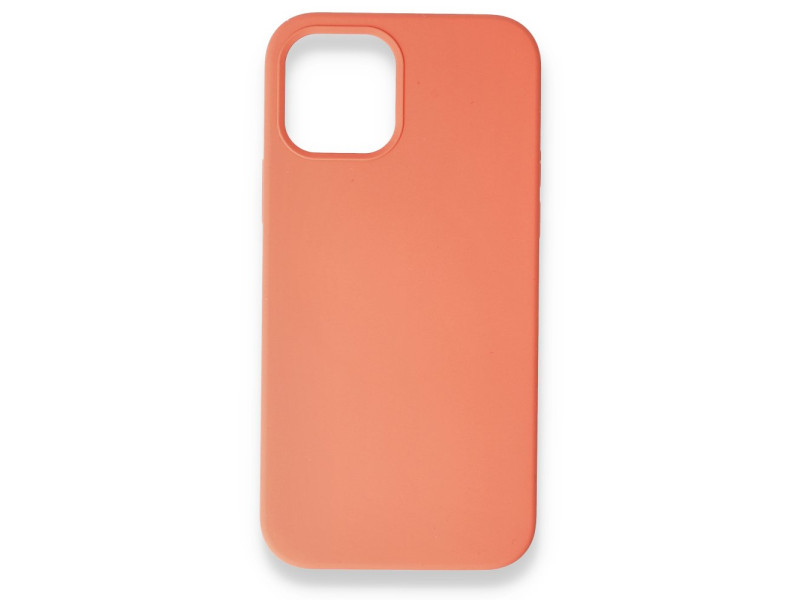 Newface iPhone 12 Mini Kılıf Magneticsafe Lansman Silikon Kapak - Turuncu